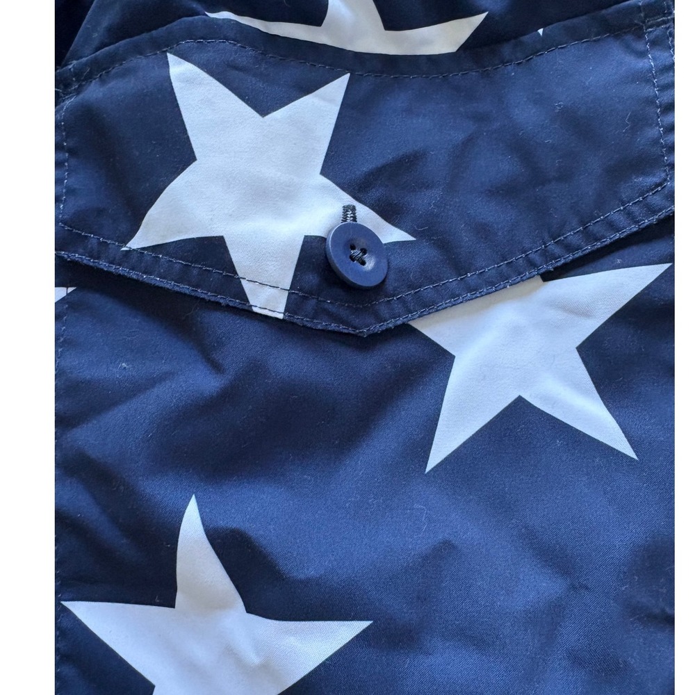 St Johns Bay Mens American Flag Swim Shorts Stars Stripes Red White Blue  NEW - Picture 6 of 11
